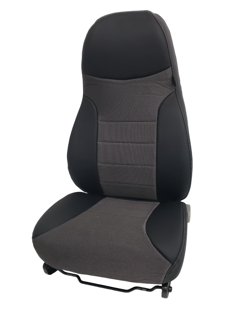 Peterbilt Black Vinyl with Gray Cloth Center