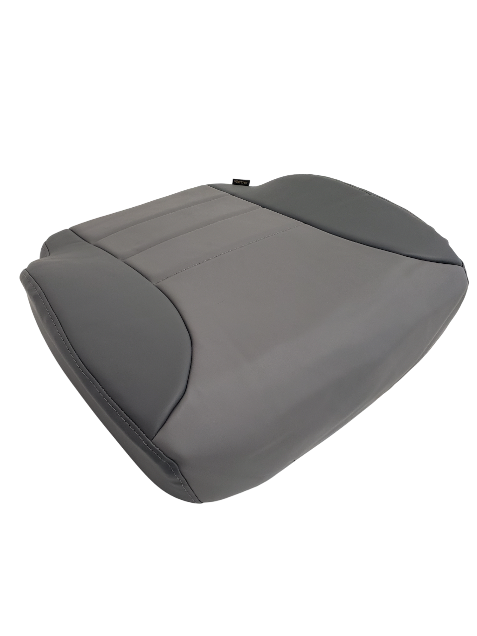 National Peterbilt Two-Tone Gray Vinyl Truck Seat Cover
