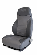 National Peterbilt Two-Tone Gray Vinyl Truck Seat Cover